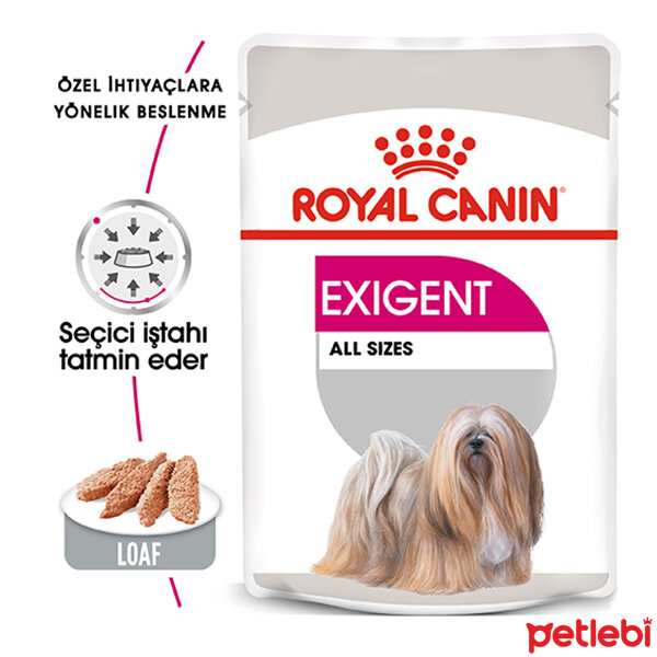 Royal Canin Exigent Seçici Köpeklere Özel Yetişkin Köpek Konservesi 85gr