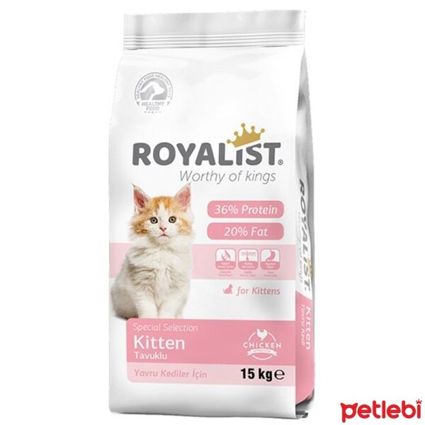 Royalist Tavuklu Yavru Kedi Maması 15kg Satın Al Petlebi