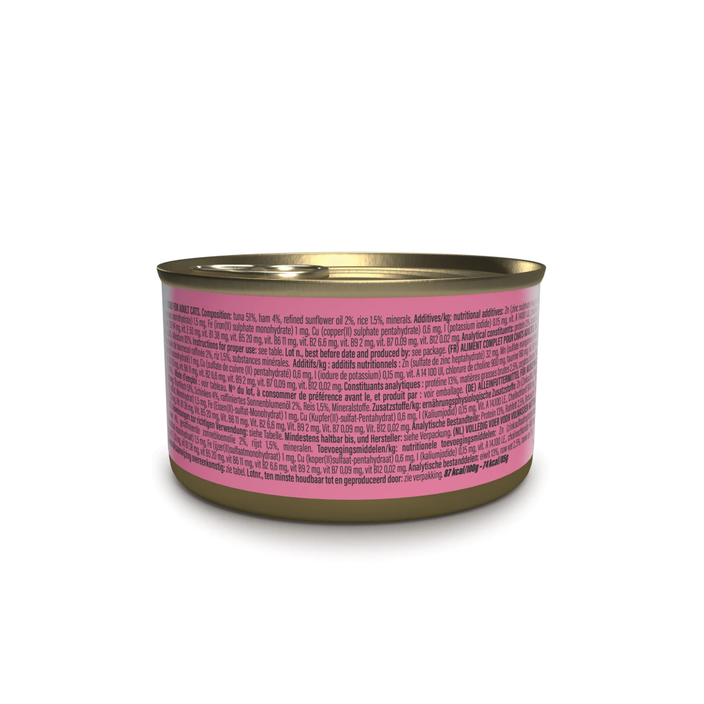 Schesir Jöle İçinde Ton Balıklı ve Jambonlu Yetişkin Kedi Konservesi 85gr