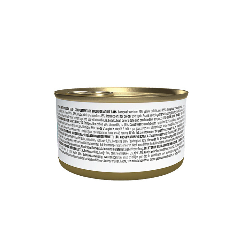 Schesir Jöle İçinde Ton Balıklı ve Sarı Kuyruk Balıklı Kedi Konservesi 70gr