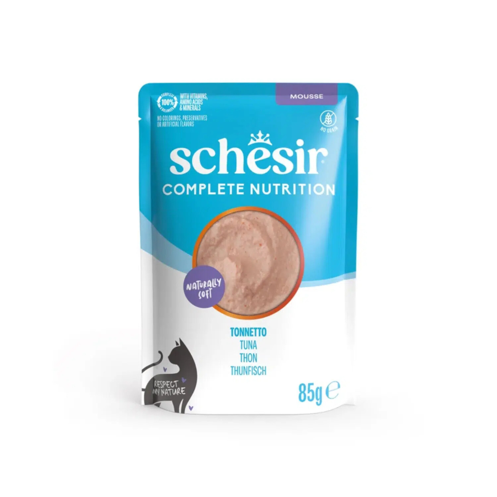 Schesir Complete Ton Balıklı Yetişkin Kedi Yaş Maması 85gr