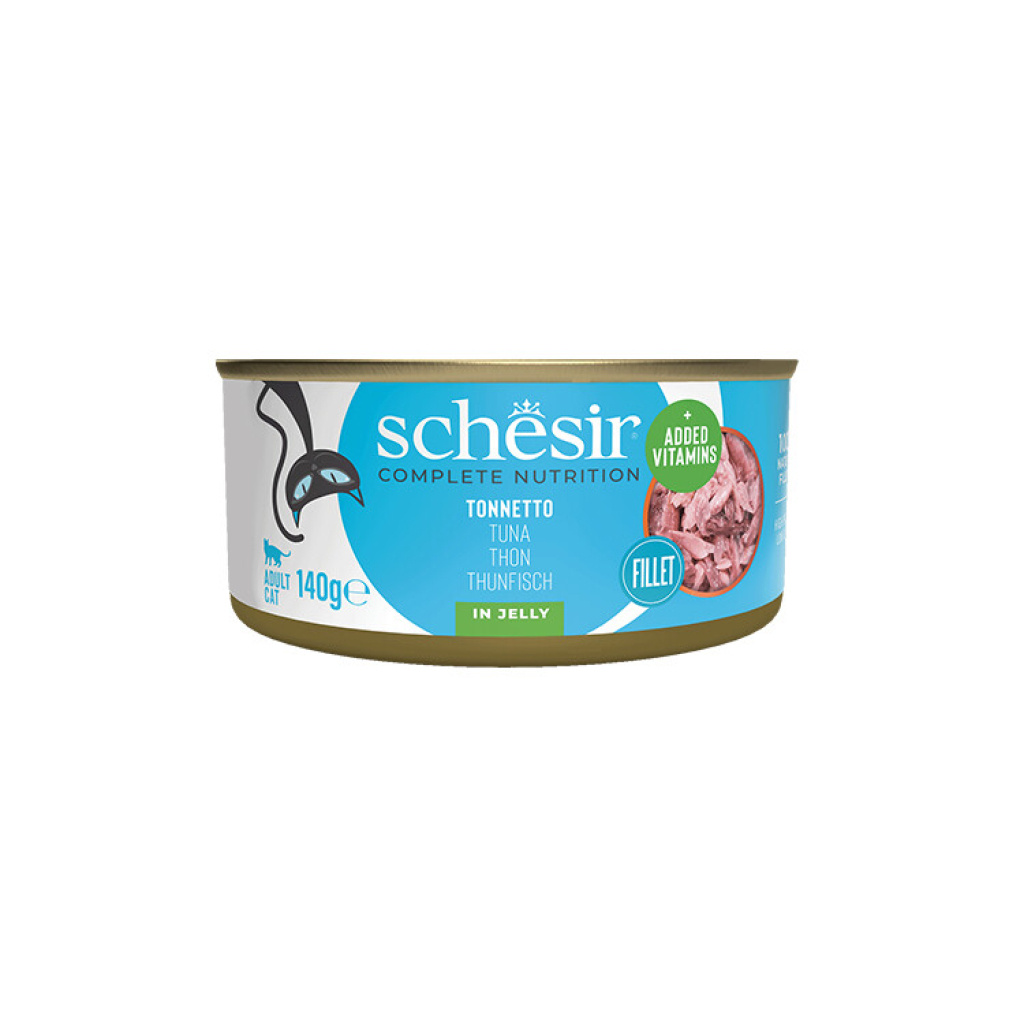 Schesir Jöle İçinde Ton Balıklı Yetişkin Kedi Konservesi 140gr