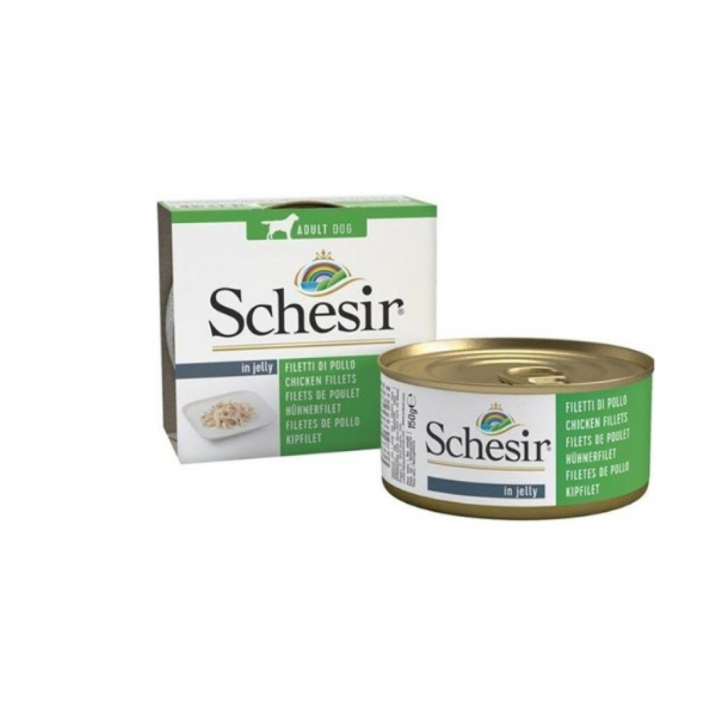 Schesir Jöle İçinde Tavuklu Yetişkin Köpek Konservesi 150gr