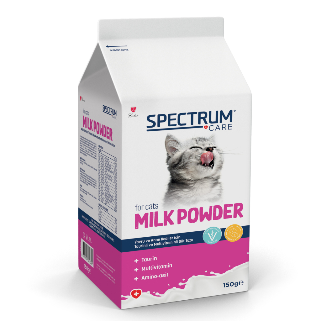 Spectrum Care Yavru Kediler İçin Taurinli ve Multivitaminli Süt Tozu 150gr