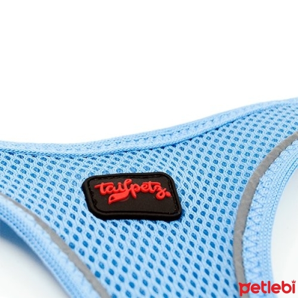Tailpetz Air-Mesh Küçük Irk Köpek Göğüs Tasması 24-28cm (Açık Mavi) [3XS]