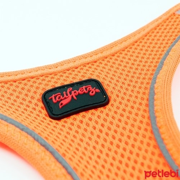 Tailpetz Air-Mesh Küçük Irk Köpek Göğüs Tasması 28-32cm (Turuncu) [2XS]