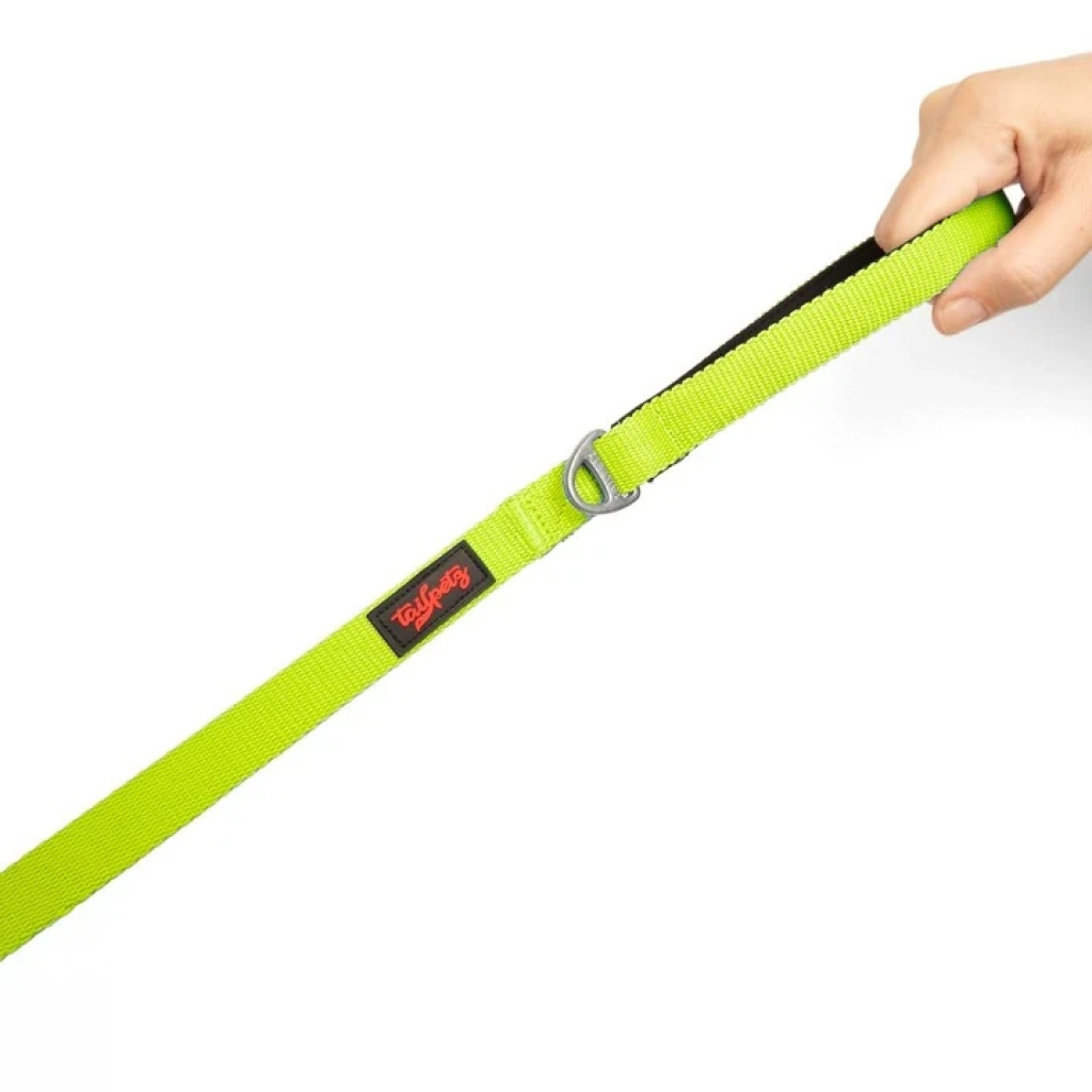 Tailpetz Match Kedi ve Köpek Gezdirme Kayışı 100x1,5cm (Neon Sarı)