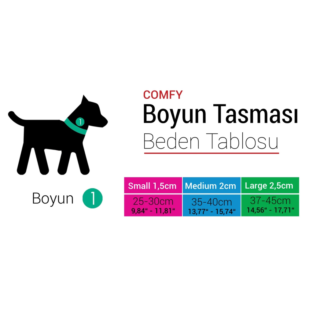 Tailpetz Comfy Yumuşak Dokulu Köpek Boyun Tasması (Lacivert) [M]