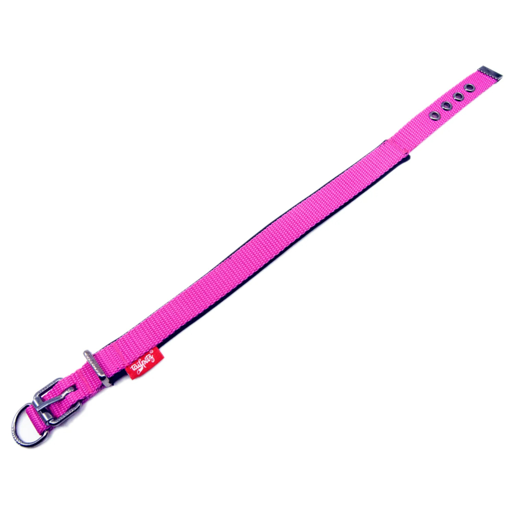 Tailpetz Comfy Yumuşak Dokulu Köpek Boyun Tasması (Fuşya) [S]