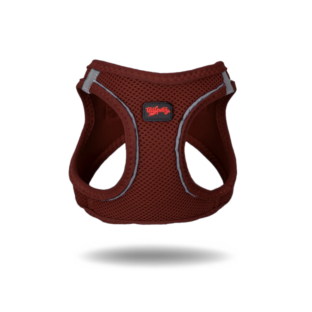 Tailpetz Air-Mesh Harness Claret Köpek Göğüs Tasması [L]