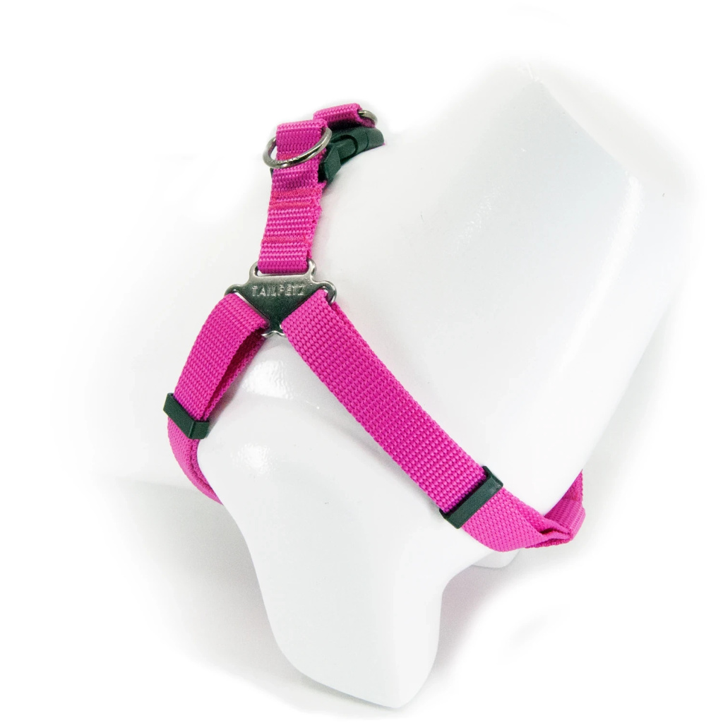 Tailpetz Step-In Köpek Göğüs Tasması (Fuşya) [M]