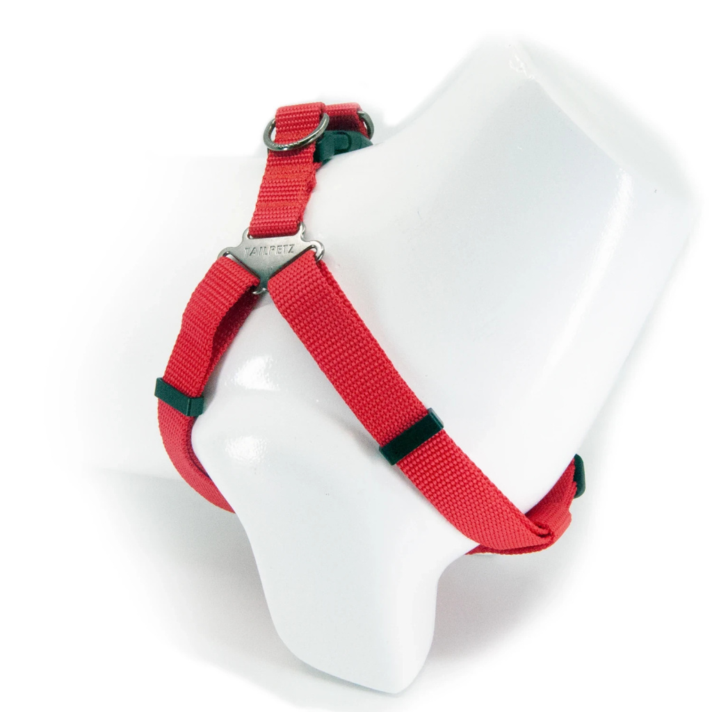 Tailpetz Step-In Köpek Göğüs Tasması (Kırmızı) [XS]
