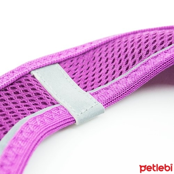 Tailpetz Air-Mesh Küçük Irk Köpek Göğüs Tasması 48-54cm (Mor) [L]
