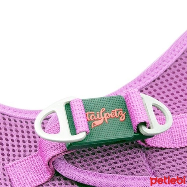 Tailpetz Air-Mesh Küçük Irk Köpek Göğüs Tasması 48-54cm (Mor) [L]