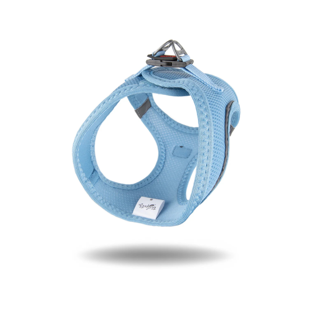 Tailpetz Air-Mesh Küçük Irk Köpek Göğüs Tasması 48-54cm (Açık Mavi) [L]