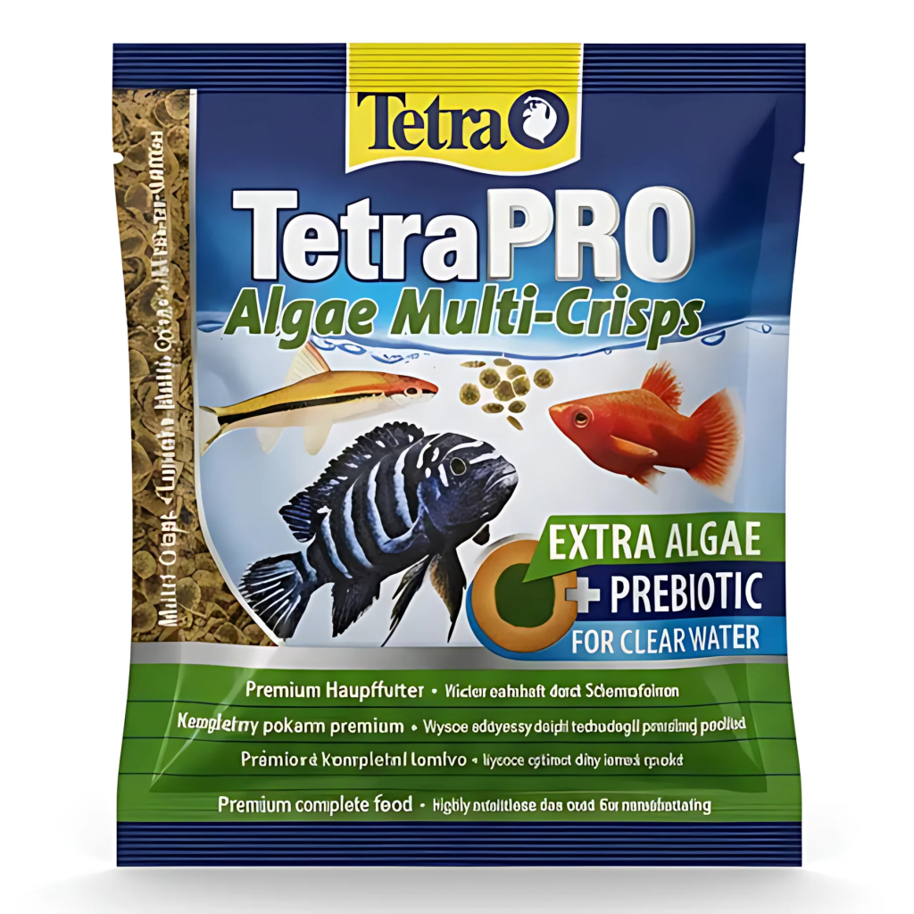 Tetra TetraPRO Algae Yosunlu Akvaryum Otçul Balık Cips Yemi 12gr