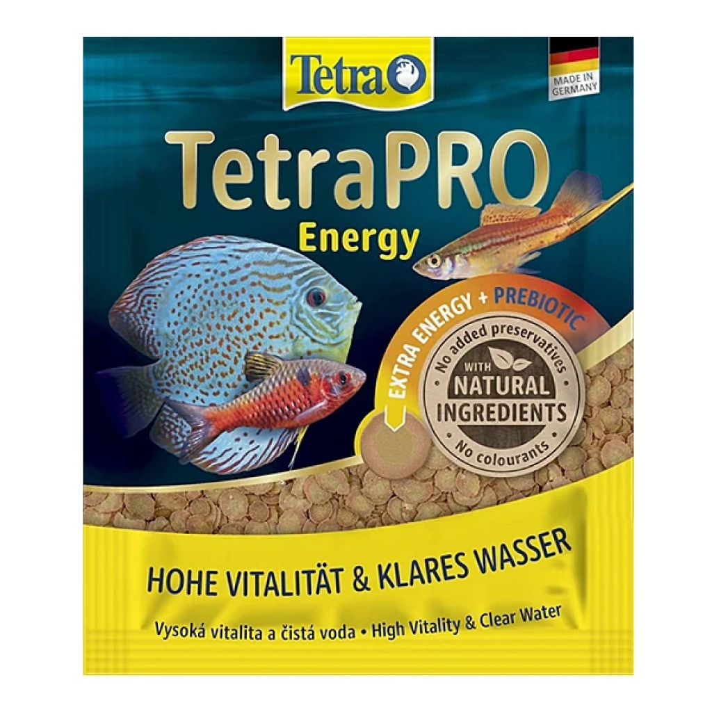 Tetra TetraPRO Energy Yüksek Enerjili Akvaryum Tropikal Balık Cips Yemi 12gr