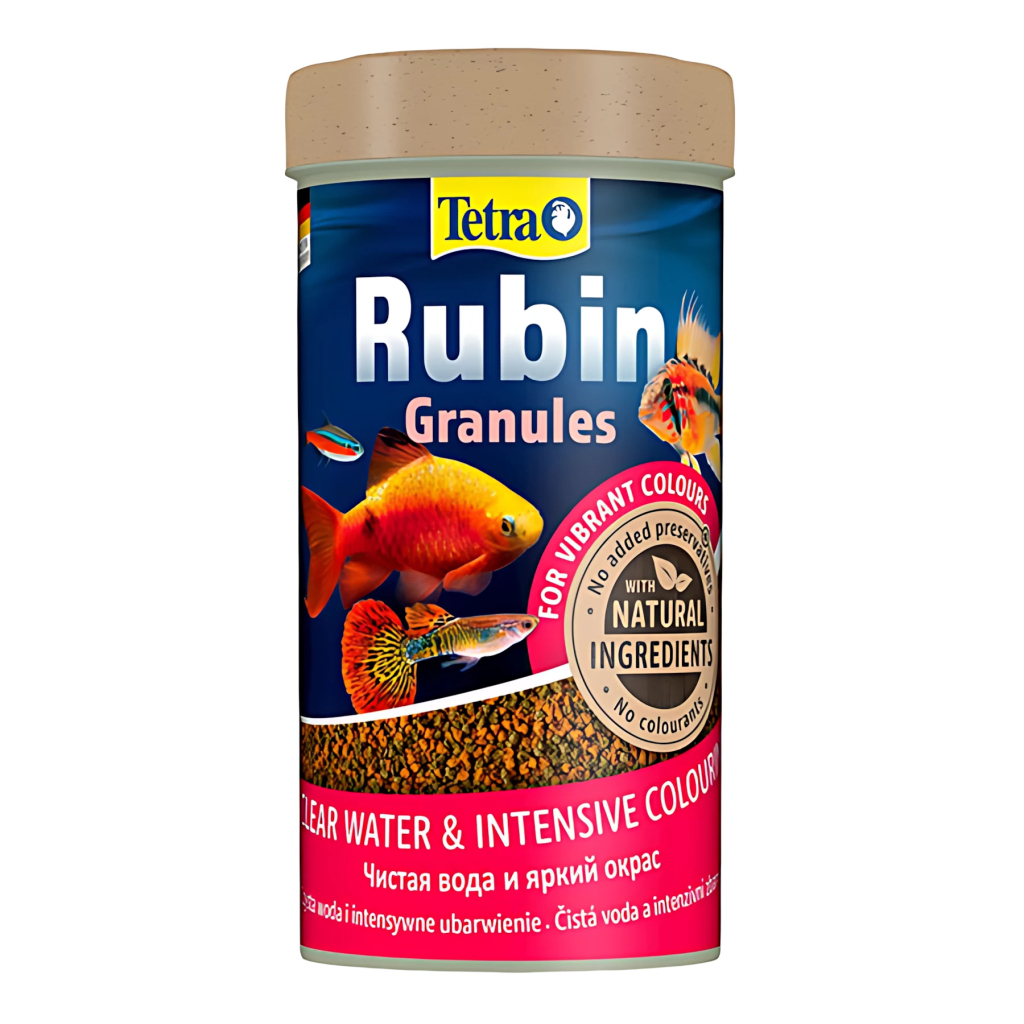 Tetra Rubin Renklendirici Akvaryum Süs Balığı Granül Yemi 250ml 100gr
