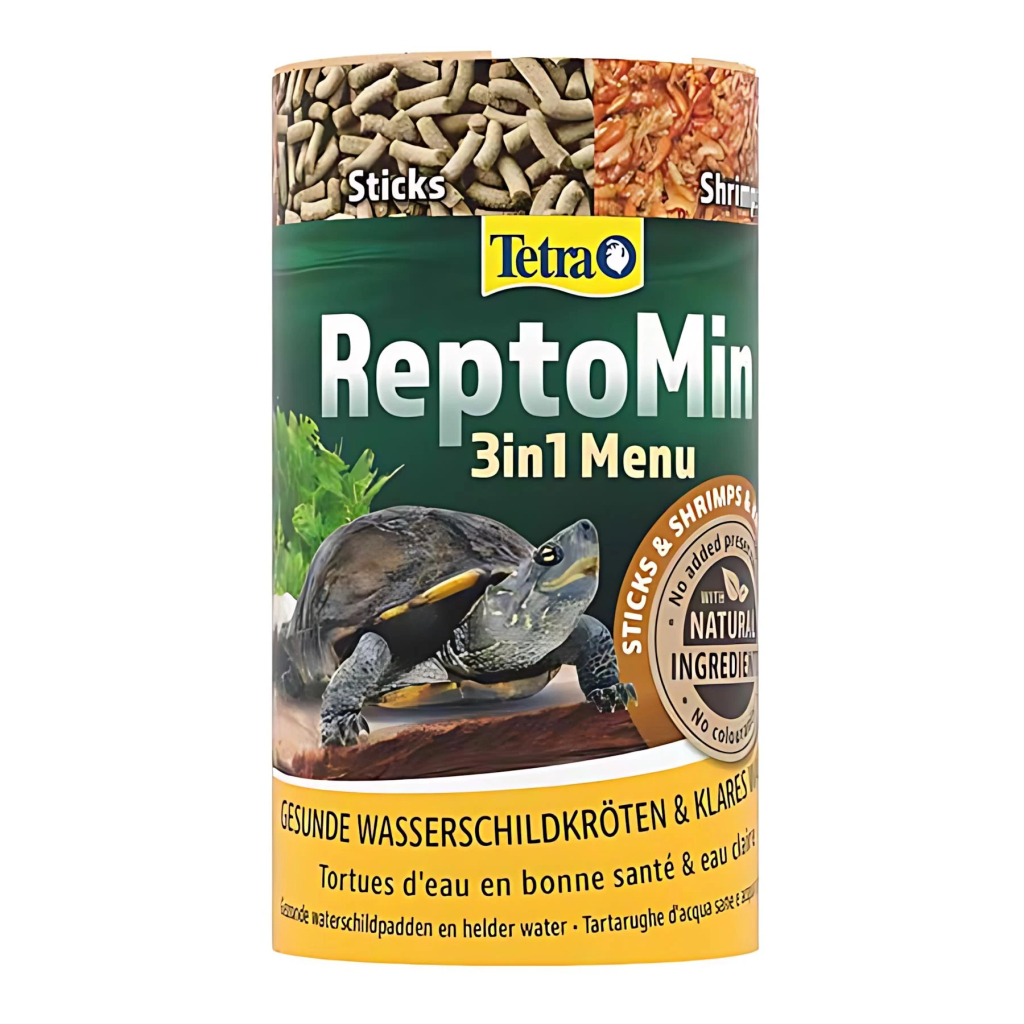 Tetra ReptoMin 3in1 Menu 3’ü 1 Arada Akvaryum Su Kaplumbağası Yemi 250ml 44gr
