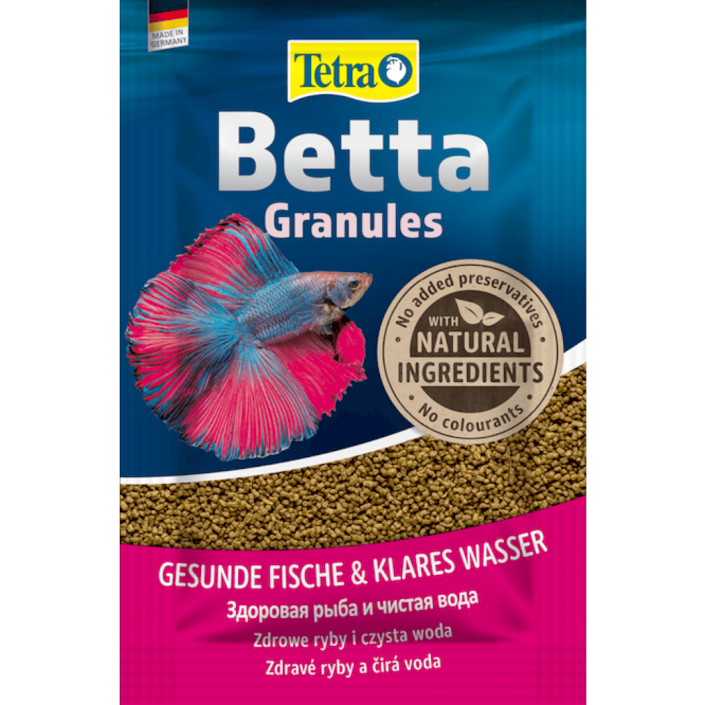 Tetra Betta Granules Betta Balıkları için Akvaryum Granül Yemi 5gr