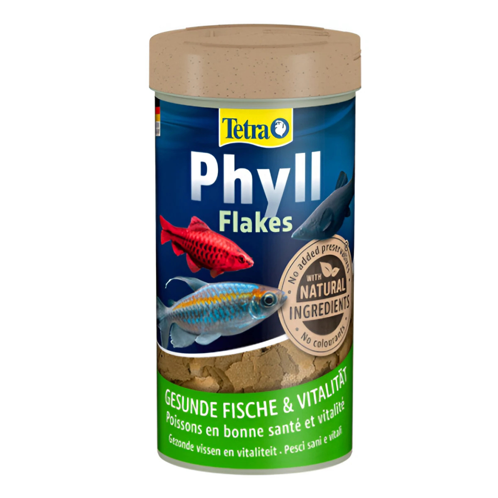 Tetra Phyll Bitkisel Akvaryum Süs Balığı Pul Yemi 1000ml 200gr