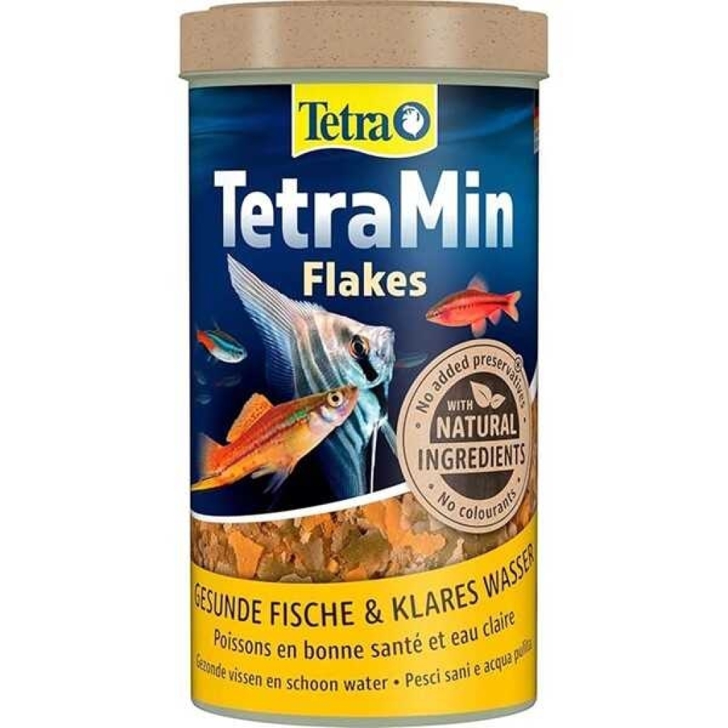 Tetra TetraMin BioActive Formüllü Akvaryum Süs Balığı Pul Yemi 1000ml 200gr