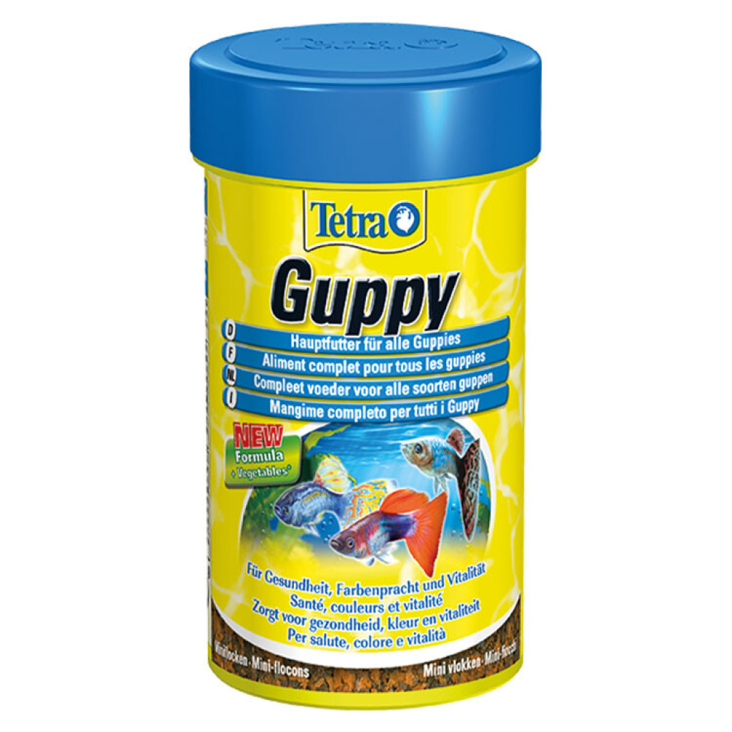 Tetra Guppy Mini Akvaryum Lepistes Balığı Pul Yemi 100ml 30gr