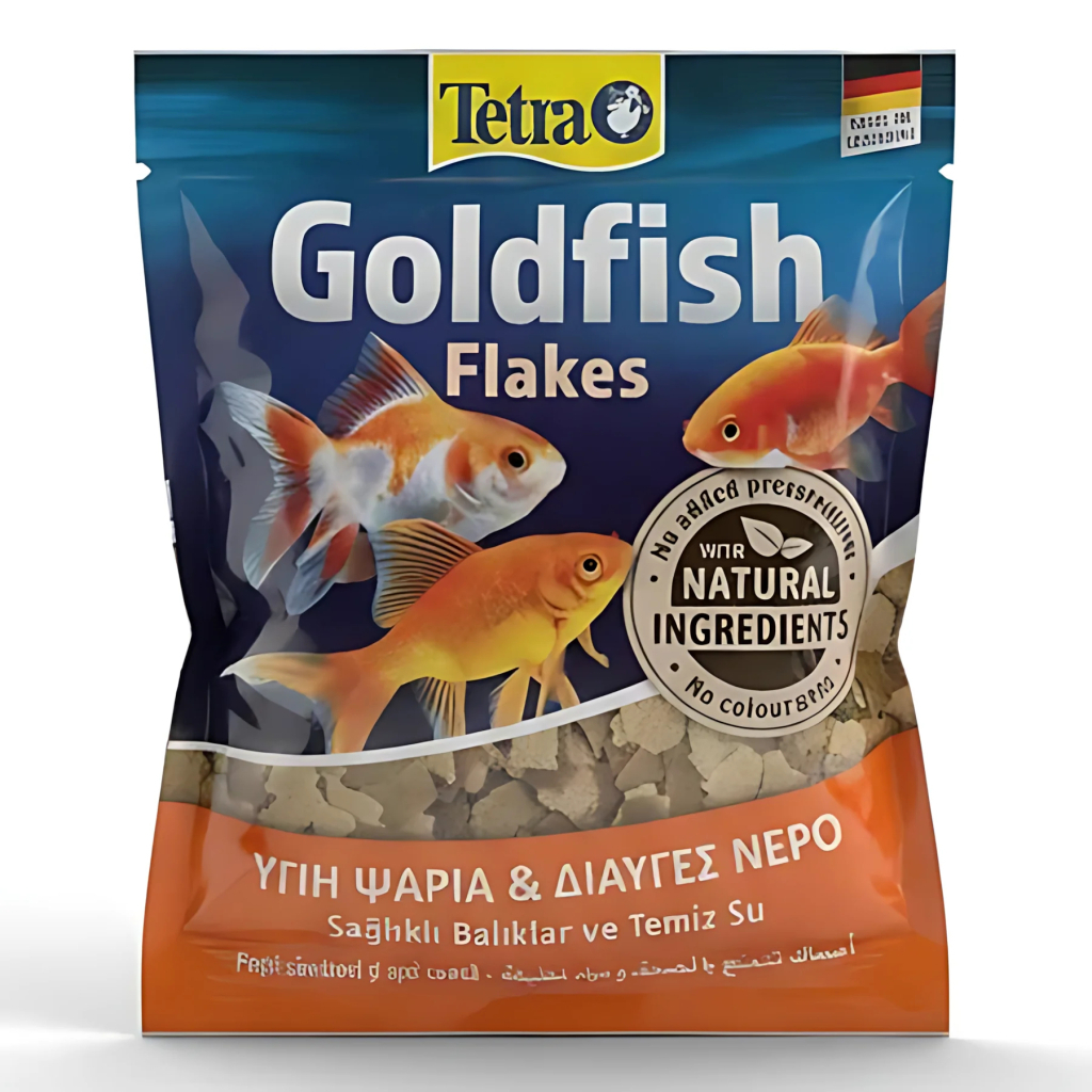Tetra Goldfish Akvaryum Japon Balığı Pul Yemi 12gr