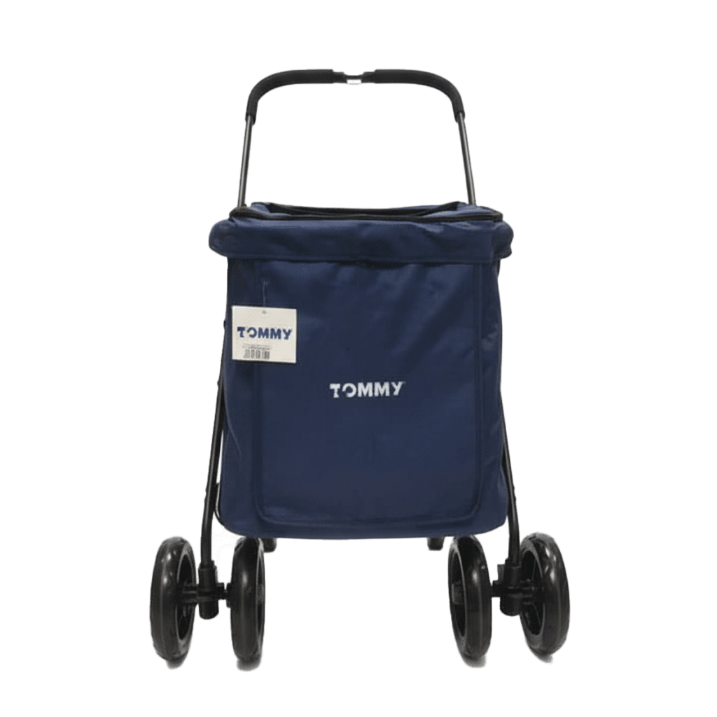 Tommy Kedi ve Köpek Taşıma Arabası 102x62x105cm (Lacivert)
