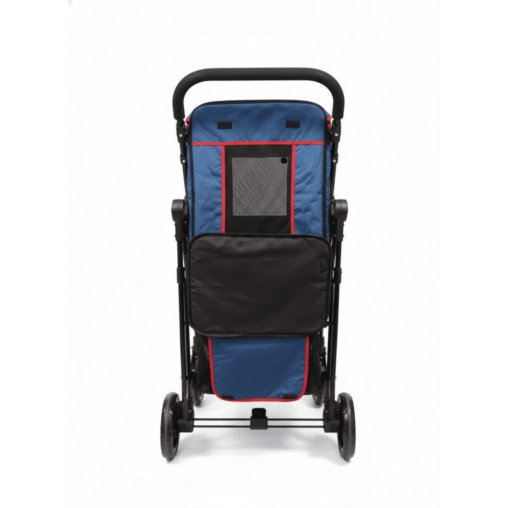 Tommy Kedi ve Köpek Taşıma Arabası 102x62x105cm (Mavi)