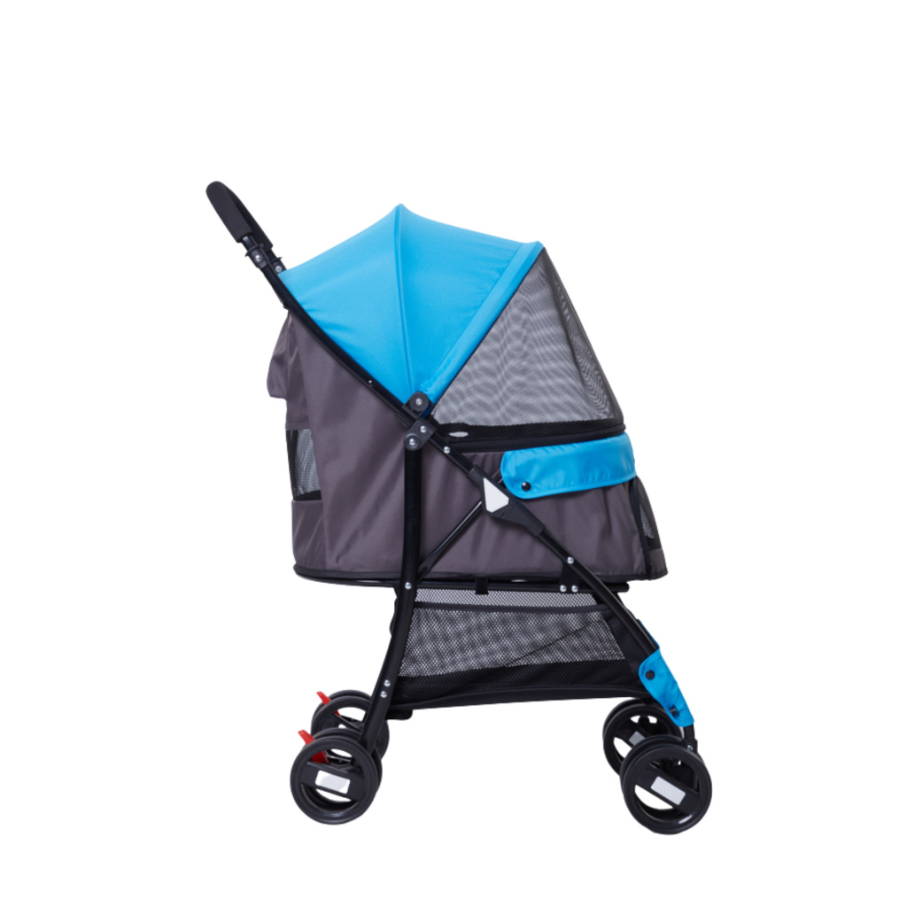 Tommy Kedi ve Köpek Taşıma Arabası 67x47x98cm (Mavi)