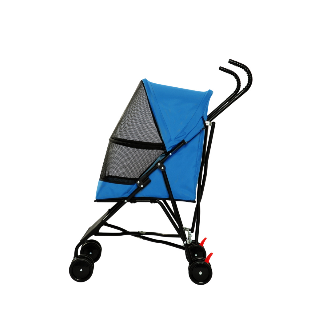 Tommy Kedi ve Köpek Taşıma Arabası 76,5x44x99cm (Mavi)