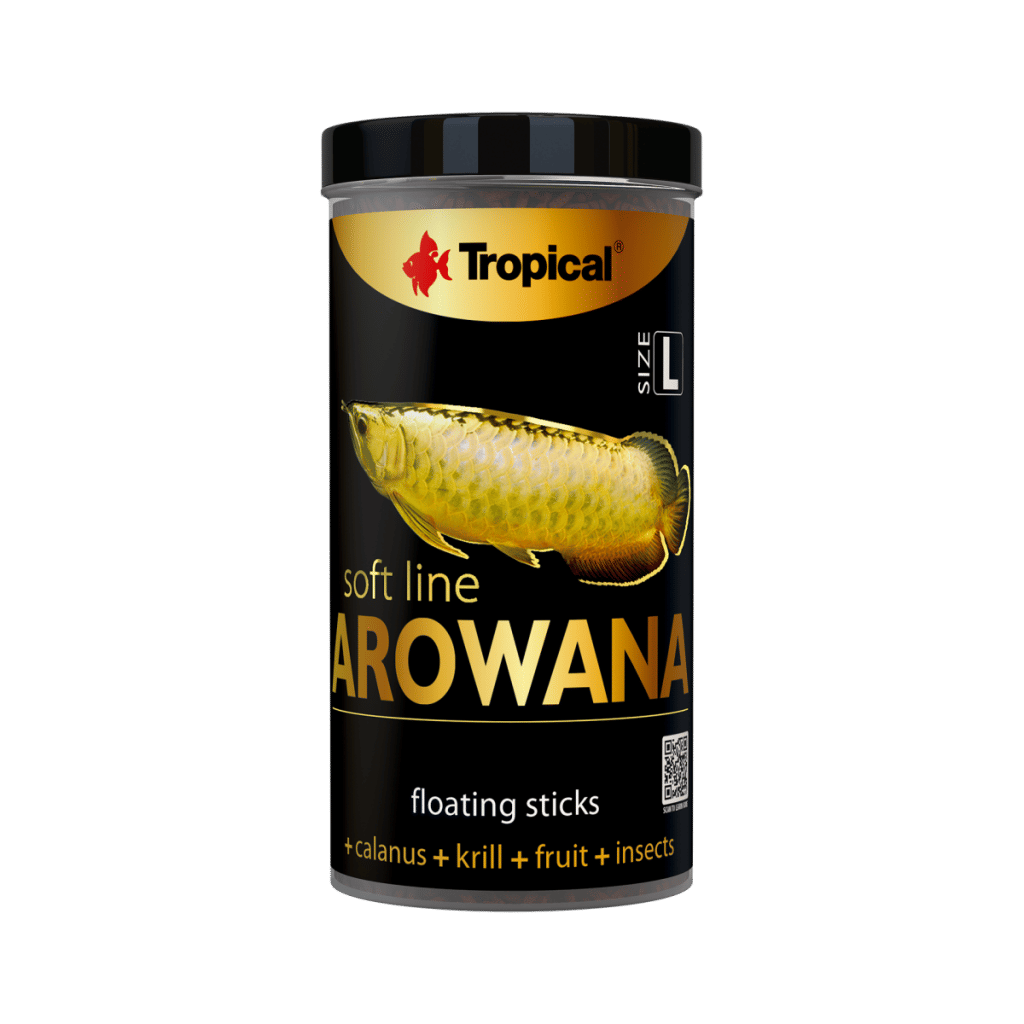 Tropical Soft Line Arowana Size L Arowanalar İçin Çubuk Balık Yemi 80gr 250ml