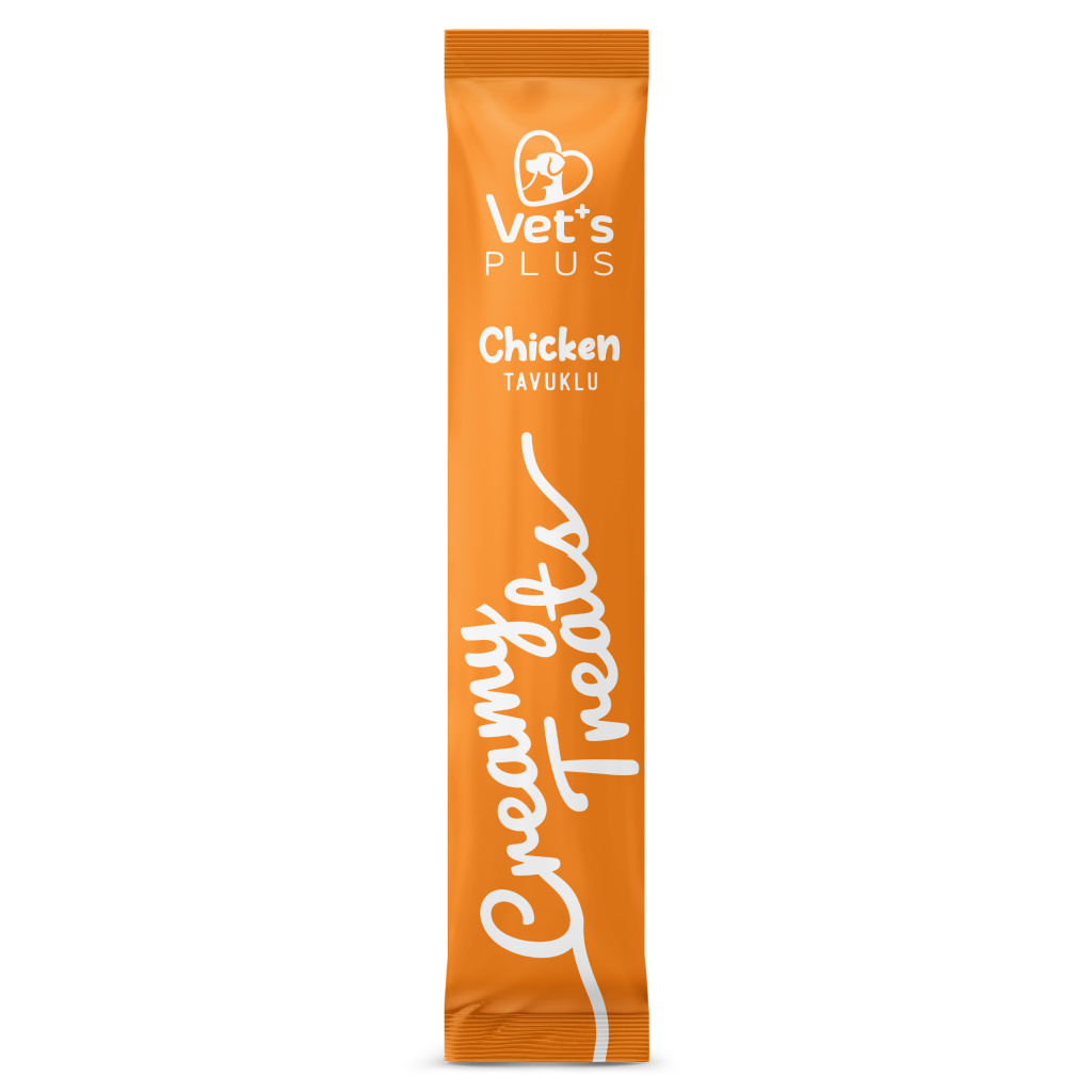 Vet's Plus Tavuklu Krema Kedi Ödül Maması 14gr (20 Adet)