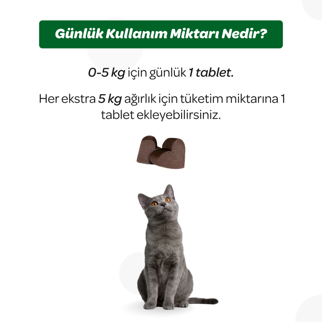 Vet's Plus Hairball Kediler İçin Malt ve Kinoalı Tüy Yumağı Önleyici Çiğnenebilir Tablet (60'lı)