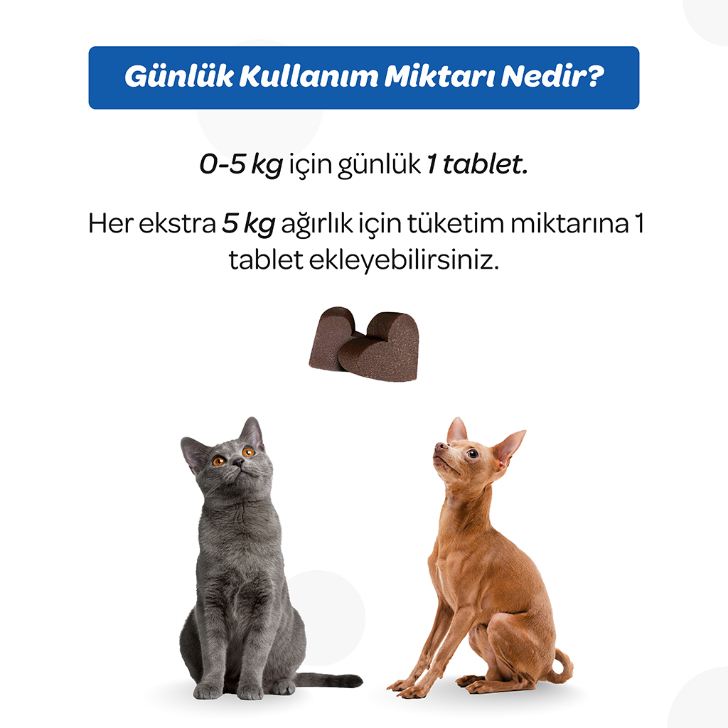 Vet's Plus Hip&Joint Kedi ve Köpekler İçin Eklem Destekleyici Çiğnenebilir Tablet (60'lı)