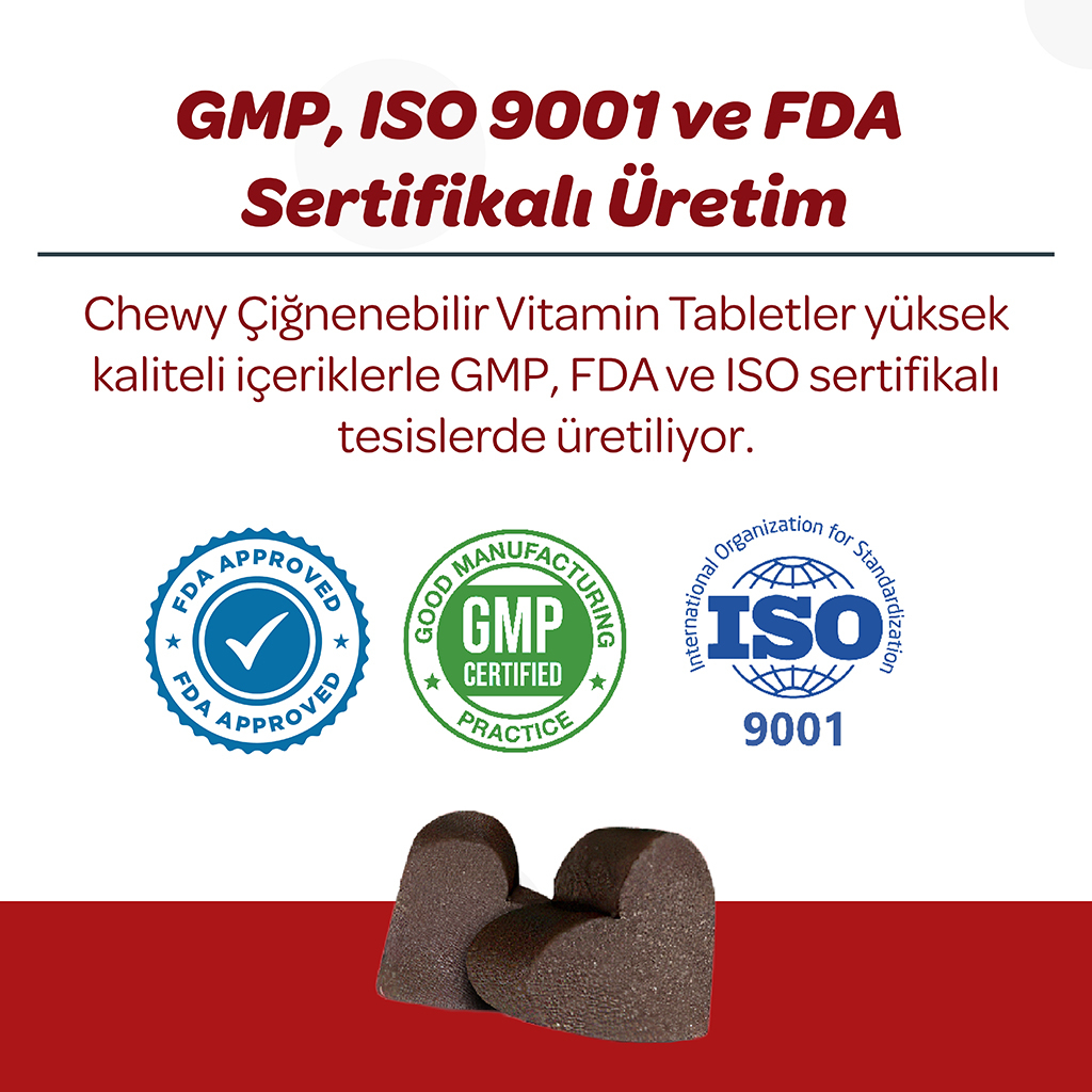 Vet's Plus Immune Kedi ve Köpekler İçin Bağışıklık Sistemi Destekleyici Çiğnenebilir Tablet (60'lı)