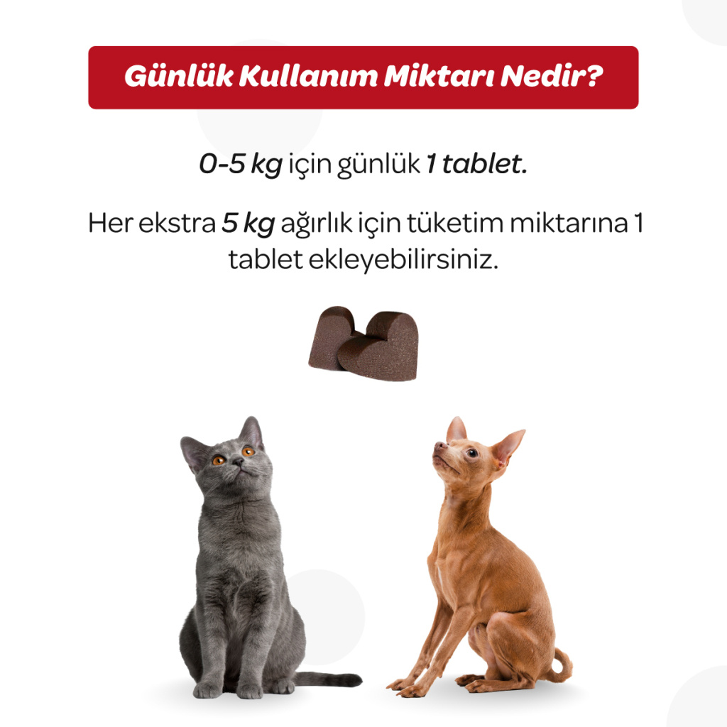 Vet's Plus Calming Kedi ve Köpekler İçin Sakinleştirici Çiğnenebilir Tablet (60'lı)