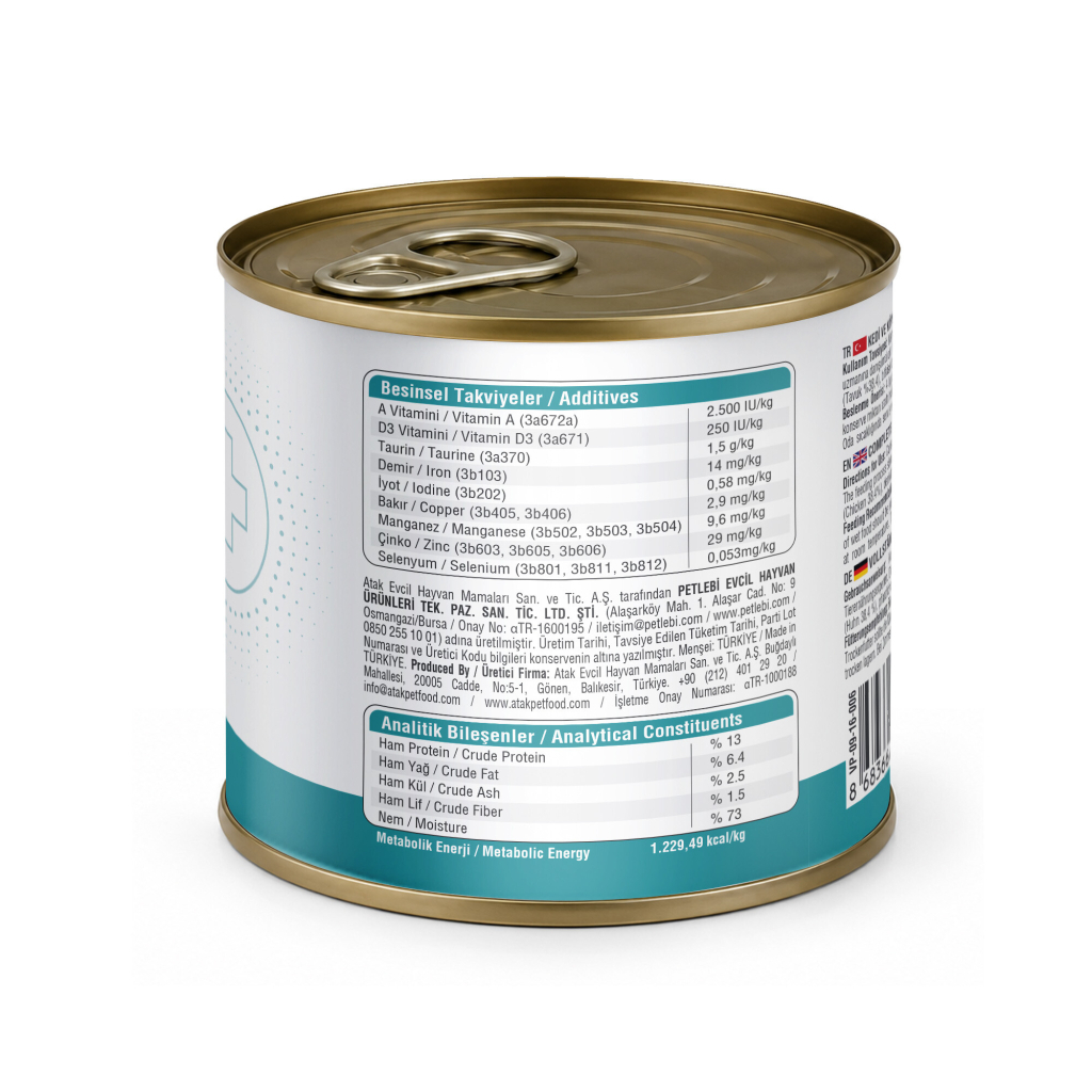 Vet's Plus Veterinary Diets Recovery Kedi ve Köpekler İçin Püre Konserve Maması 156gr