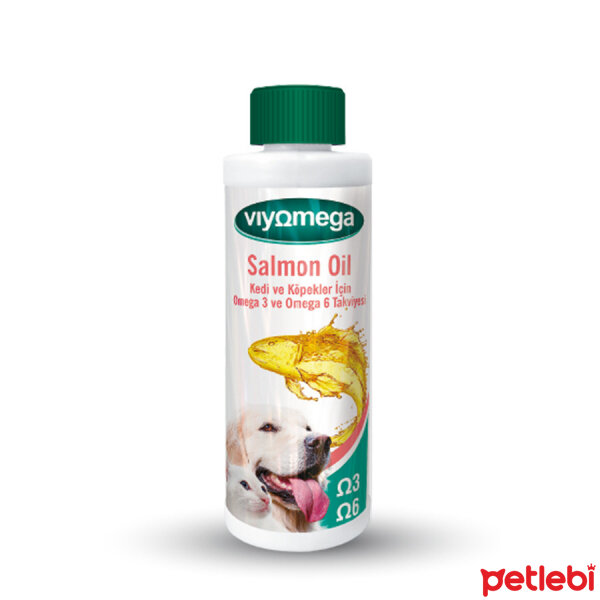 Viyomega  Omega 3 Omega 6 Kedi ve Köpek Somon Yağı Takviyesi 250ml