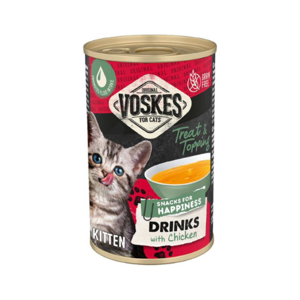 Voskes Tavuklu Tahılsız Yavru Kedi Çorbası 135ml
