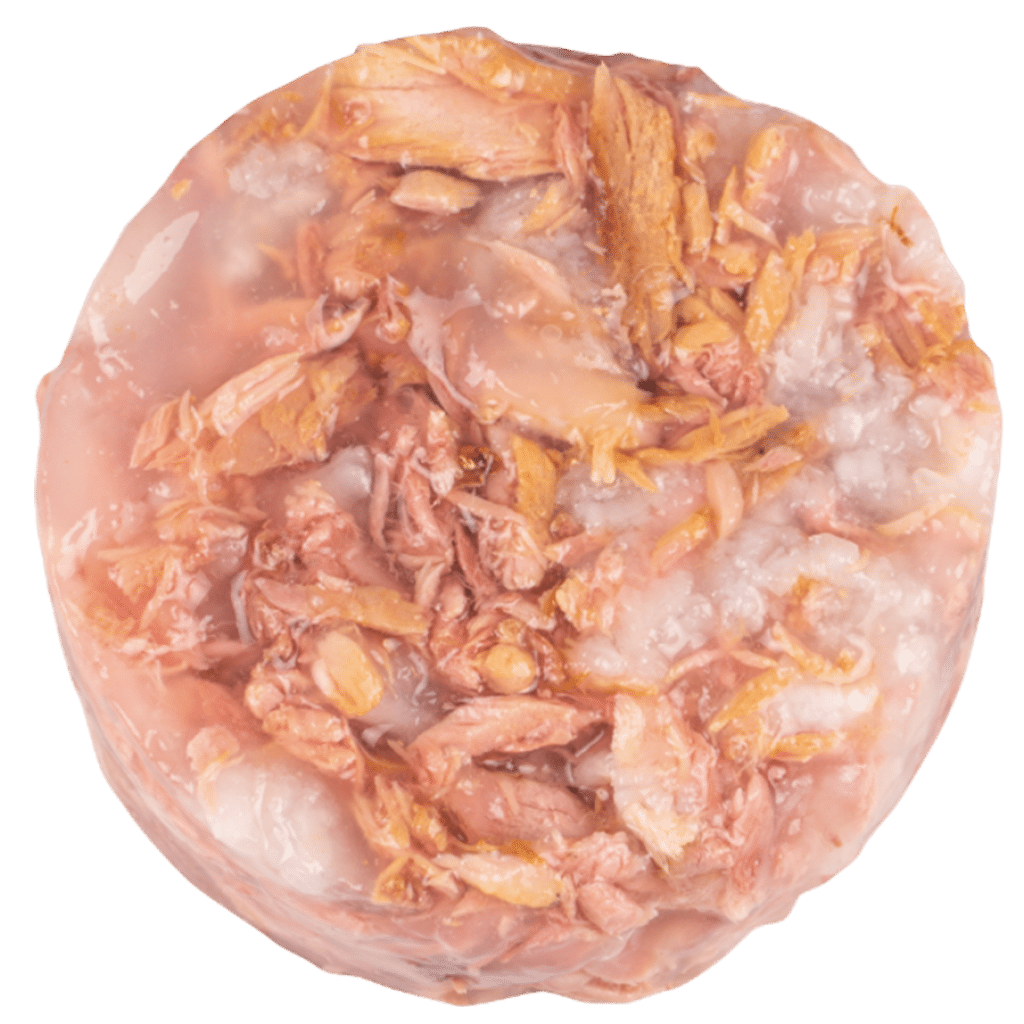 Voskes Jöle İçinde Ton Balıklı ve Sarı Kuyruklu Yetişkin Kedi Konservesi 85gr