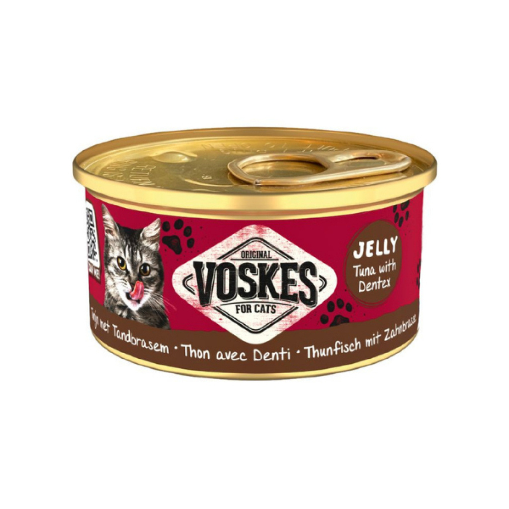 Voskes Ton Balıklı ve Sinagritli Yetişkin Kedi Konservesi 85gr