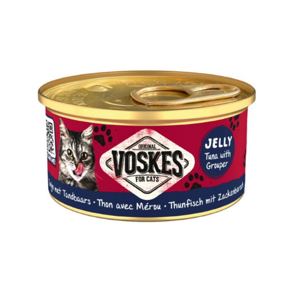 Voskes Ton Balıklı ve Orfozlu Yetişkin Kedi Konservesi 85gr