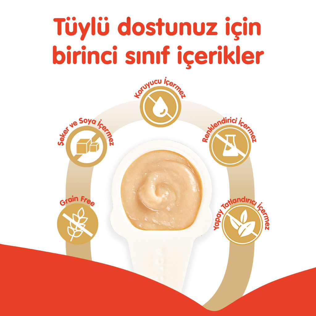 Wanpy Tavuklu Kaşık Krema Kedi Ödül Maması 10x16gr