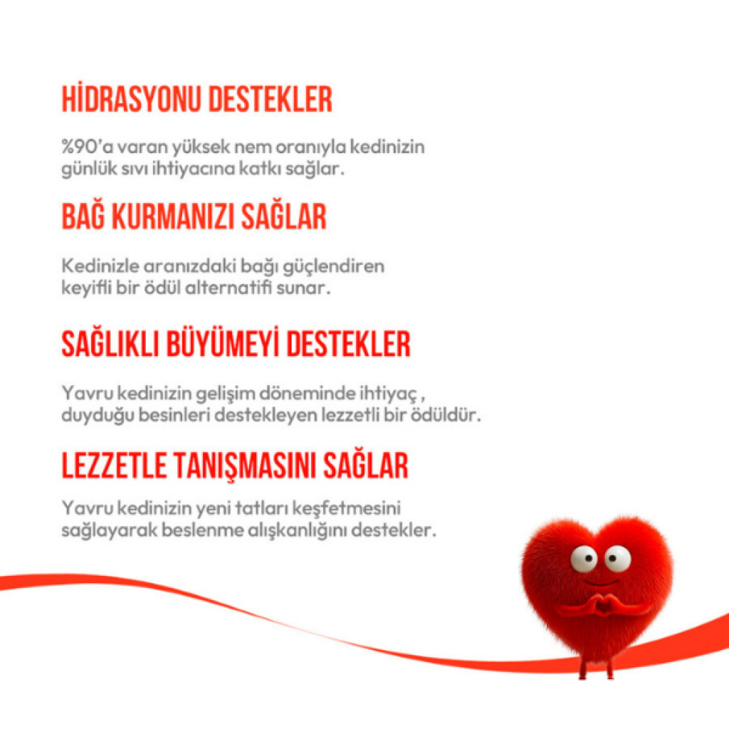 Wanpy Creamy Treat Tavuklu ve Monnalı Yavru Kedi Krema Ödül Maması 14gr (5'li)