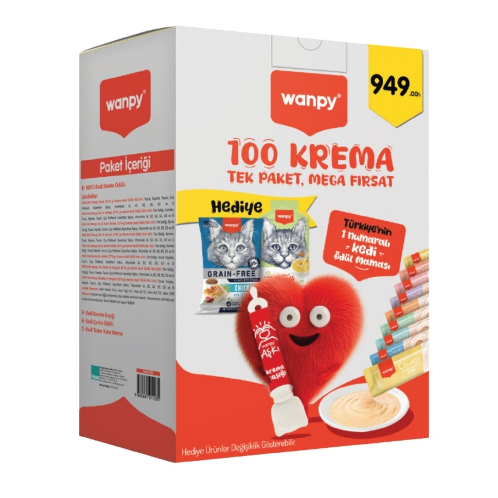 Wanpy Kedi Kremaları Avantaj Paketi