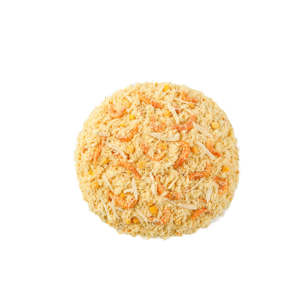 Wanpy Fluffy Topper Dondurularak Kurutulmuş Tavuk Karides ve Yumurta Sarılı Kedi Ödül Maması 30gr