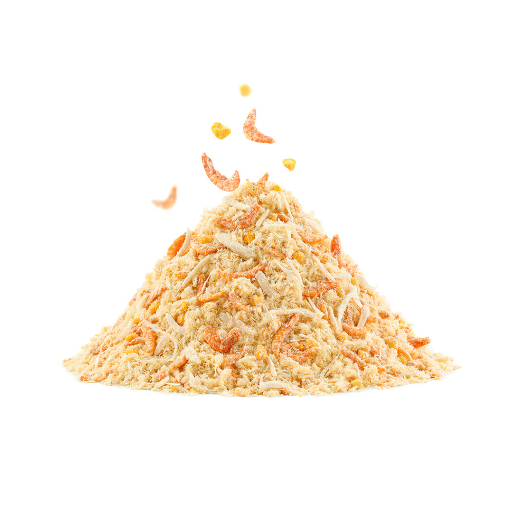 Wanpy Fluffy Topper Dondurularak Kurutulmuş Tavuk Karides ve Yumurta Sarılı Kedi Ödül Maması 30gr