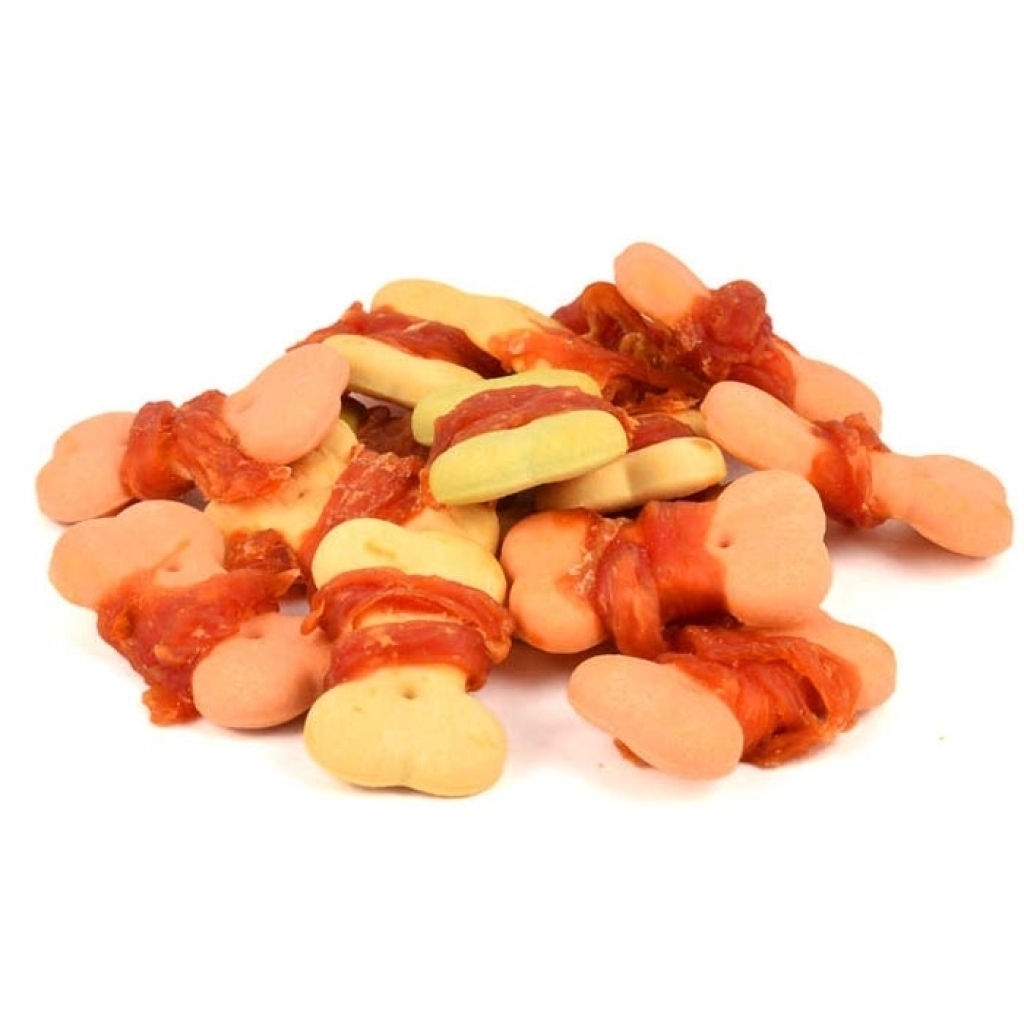 Wanpy Oven Roasted %100 Doğal Tavuk Sargılı Bisküvili Köpek Ödülü 100gr